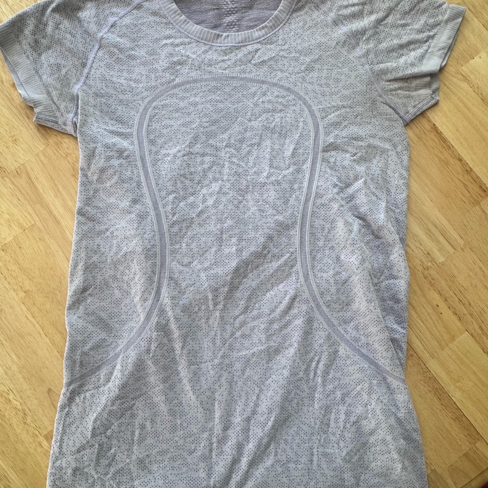 Women's Light Purple Short Sleeve Top